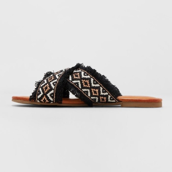 Women's Jupiter Cross Band Slide Sandals - Picture 2 of 4